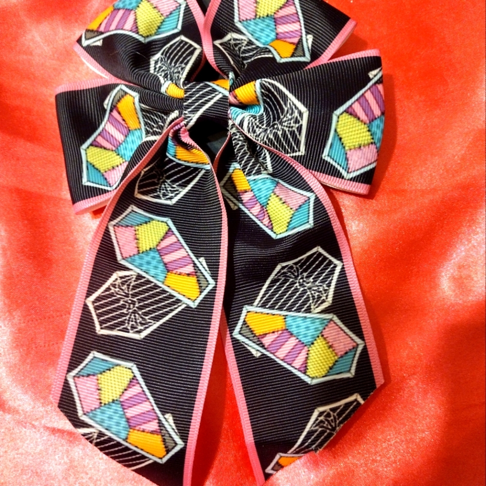 The nightmare before Christmas hair bow